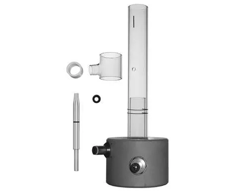Ceramic Base Torch, DV, with 1.5mm Injector, Optic Sleeve, ＆ Seal