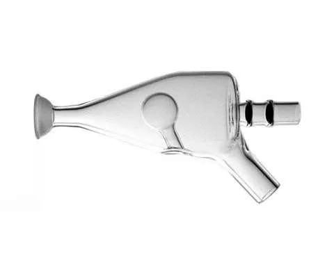 Conical Spray Chamber with Impact Bead, Quartz