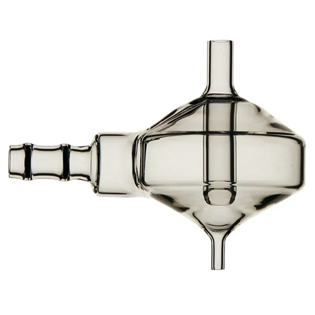 Cyclonic Spray Chamber, 8mm Top, 4mm Drain, Baffle
