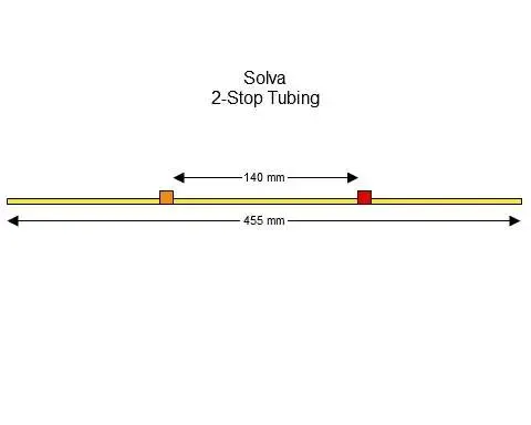 Solva 2-Stop蠕动泵管(橙色/红色)