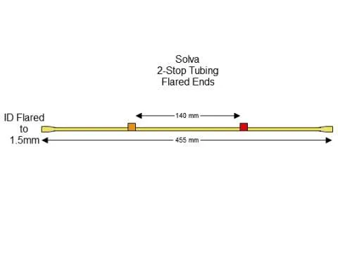 蠕动泵管Flared 2-Stop Solva Orange-Red Pump