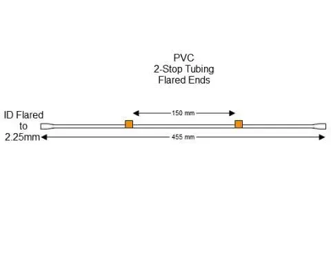 蠕动泵管Flared 2-Stop PVC Orange-Orange Pump