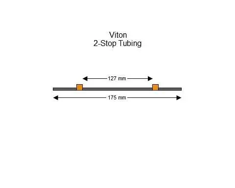 Viton/Acidflex 2-Stop蠕动泵管(橙色/橙色)