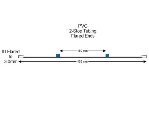 蠕动泵管Flared 2-Stop PVC Blue-Blue Pump Tubing