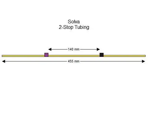 Solva 2-Stop蠕动泵管(紫色/黑色)