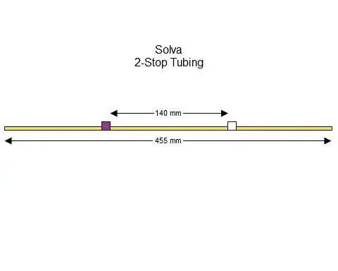 Solva 2-Stop蠕动泵管(紫色/白色)