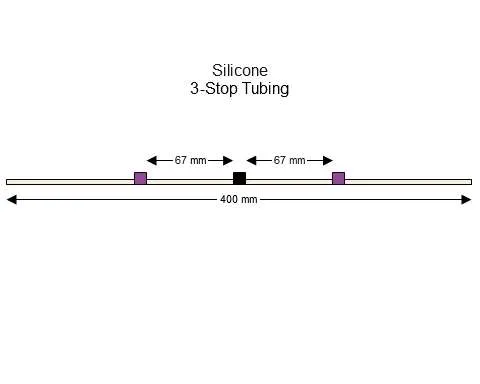 蠕动泵管3-Stop Silicone Purple-Black Pump Tubing