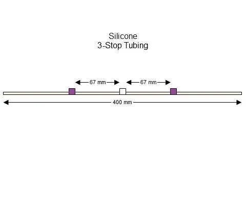 蠕动泵管3-Stop Silicone Purple-White Pump Tubing