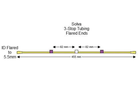 蠕动泵管Flared 3-Stop Solva Purple-White Pump